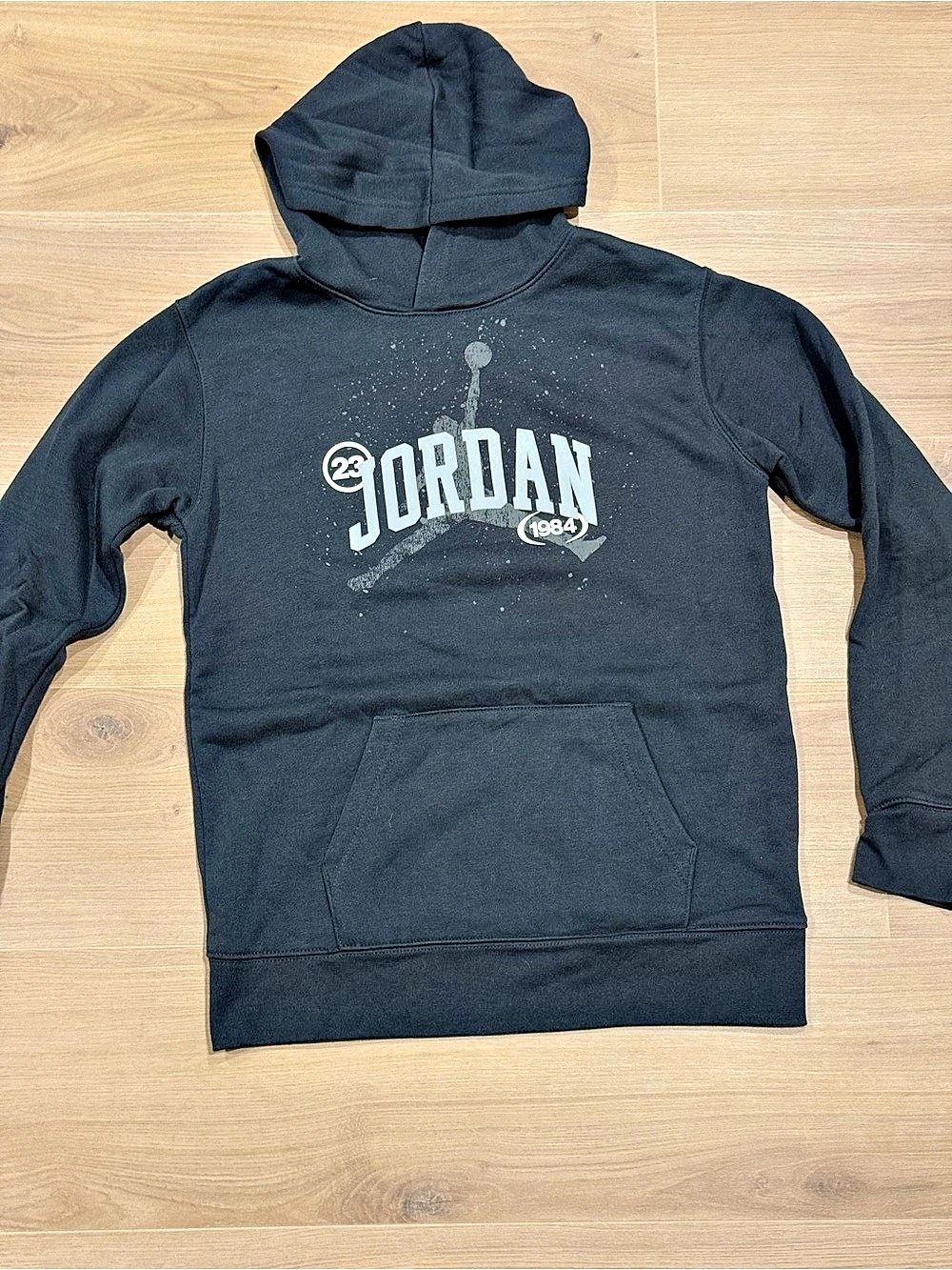 Jordan Kids' 1984 Jumpman Hoodie Boys 12-14 Black & Gray